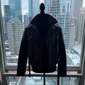 AKIRA Black Faux Leather Jacket